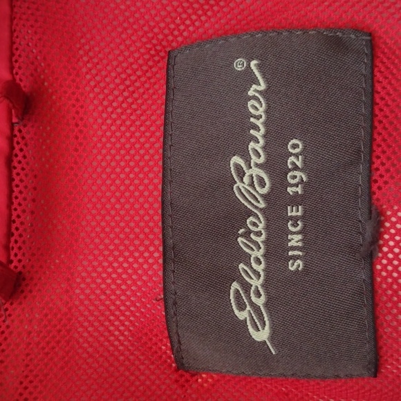 Flawed Eddie Bauer Red Jacket L/XL - Picture 10 of 12